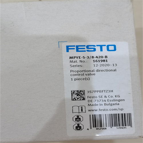 FESTO比例方向控制閥KVI-CP-3-WS-WD-0,25